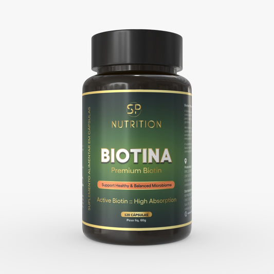 Biotina Premium - 45 mcg - 120 cápsulas - 120 doses