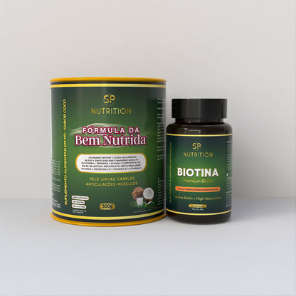 Mini Kit Cabelos, Pele e Unhas