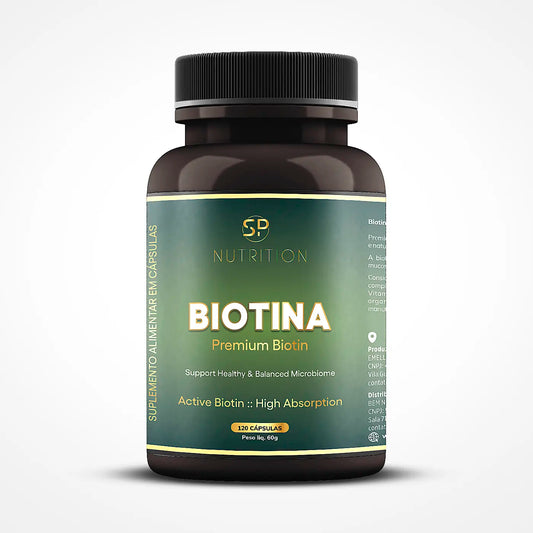 Biotina Premium – 45 mcg – 120 cápsulas – 120 doses